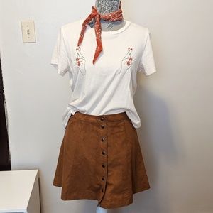 Abercrombie and Fitch Faux Suede skirt